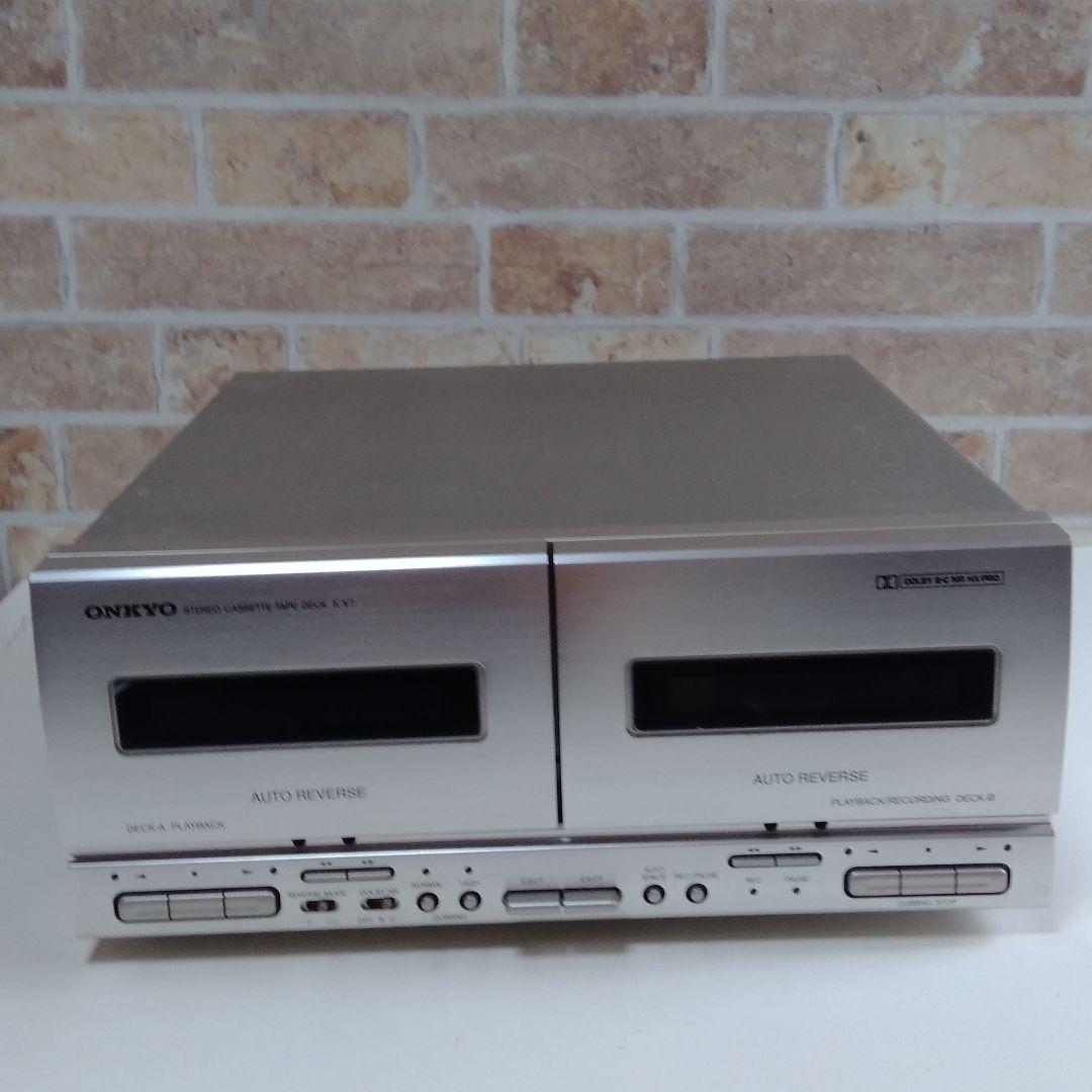 onkyo オンキヨー essay ダブル カセットデッキ K-V7 オンキョーカセットデッキK-SX7 - メルカリ