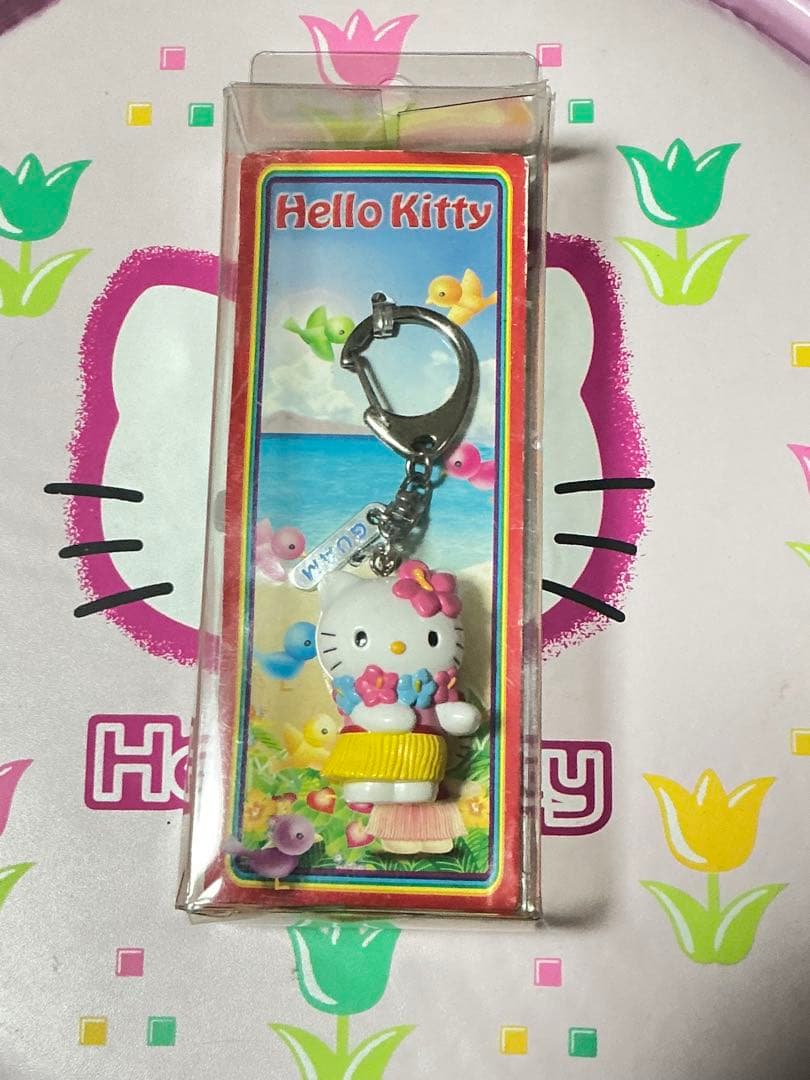 ハローキティ ハワイ キーホルダー ハローキティ HAWAII ハワイキーホルダー キーリング - メルカリ