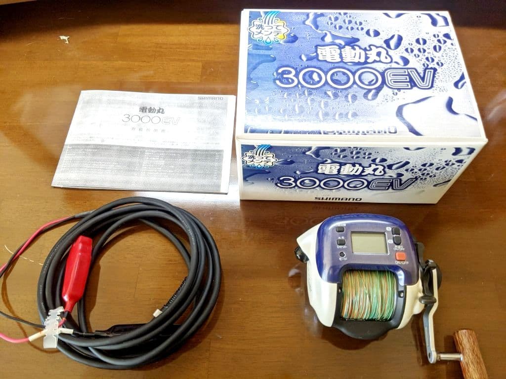 シマノ　電動丸3000EV【純正コード付】【美品】【軽メンテ済】【動作確認済】 シマノ 電動丸3000EV【純正コード付】【美品】【軽メンテ済】【動作