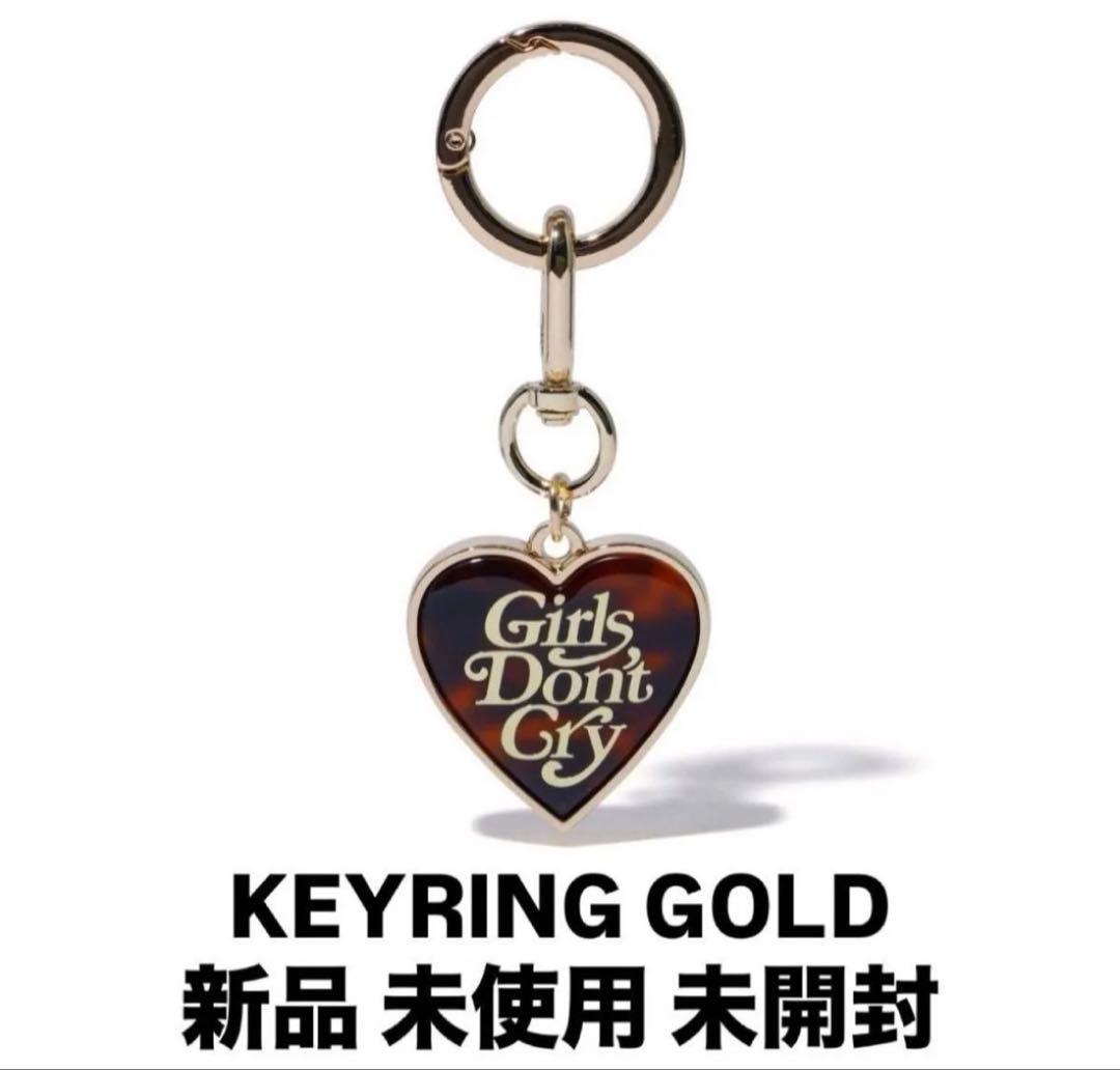 GIRLS DON'T CRY ゴールド　キーリング Verdy GIRLS DON'T CRY TORTOISESHELL PATTERN KEYRING | VERDY'S GIFT SHOP