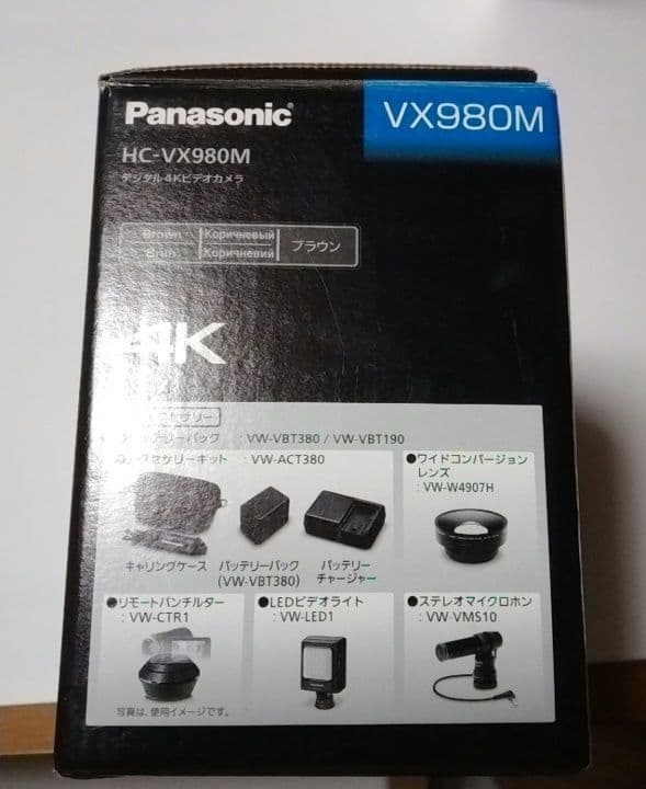 Panasonic HC-VX980M 4Kビデオカメラ本体 - メルカリ