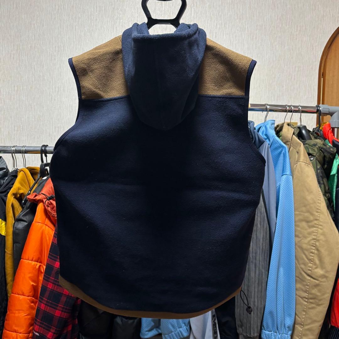 Stussy OUTDOOR ステューシー フリース ベスト L ネイビー