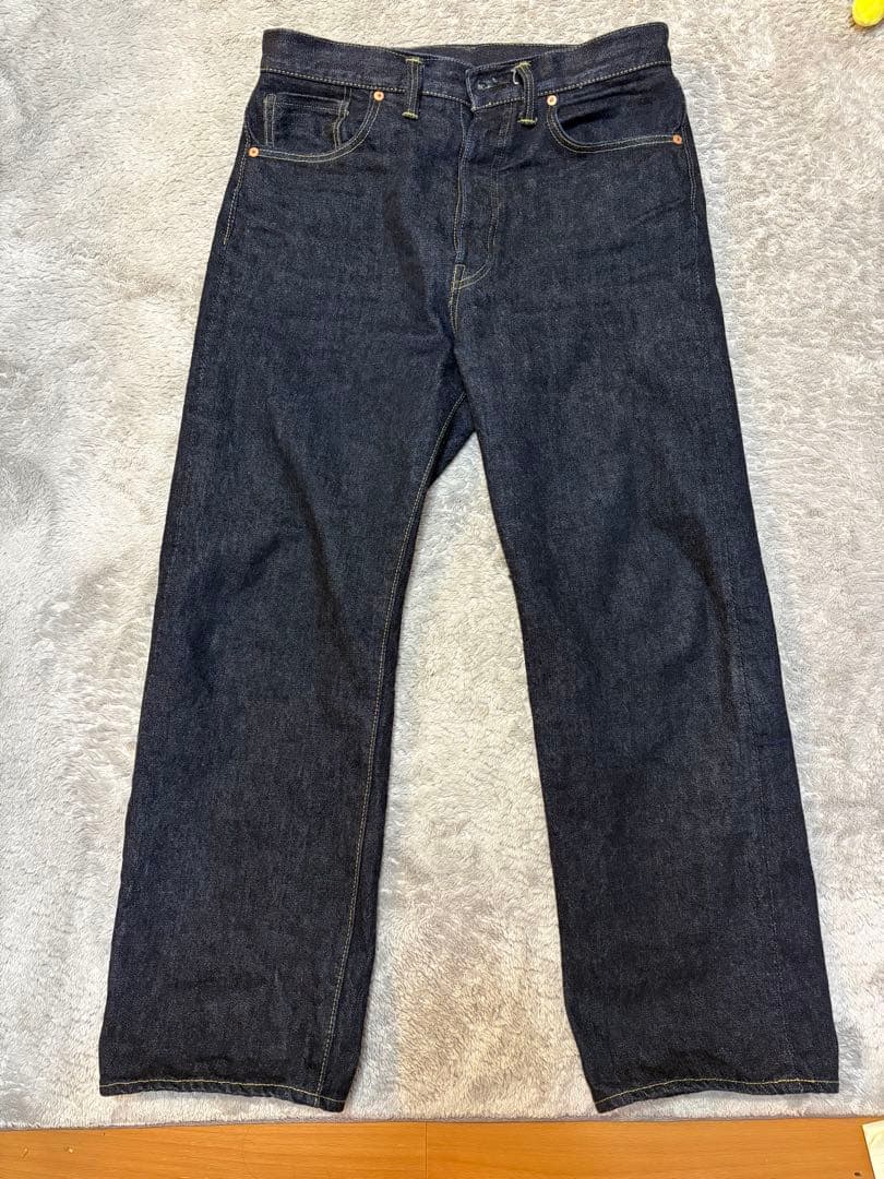 TCBジーンズ 40s 大戦モデル 33インチ TCBジーンズ S40's jeans WW2大戦モデル ワンウォッシュ インディゴデニム