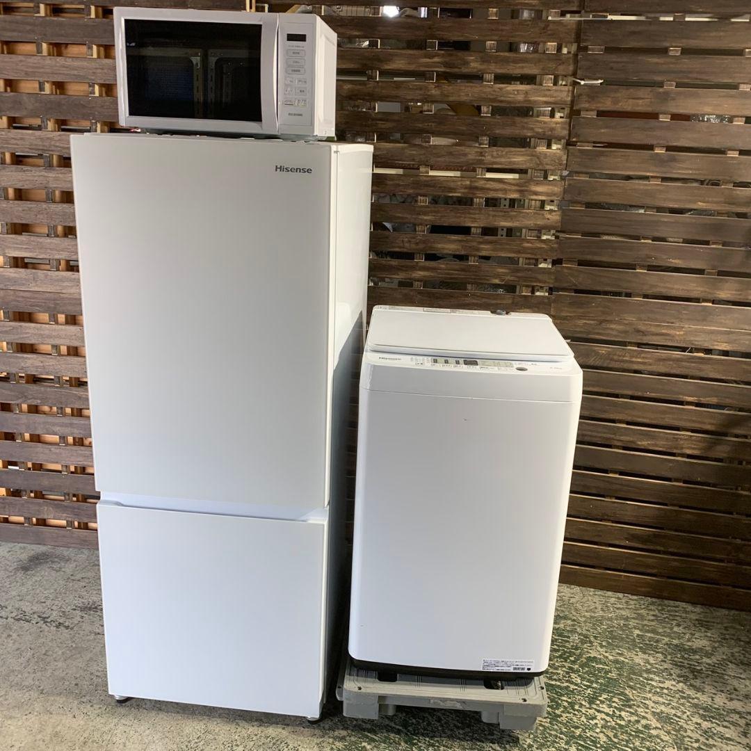 J600 家電3点セット 冷蔵庫 洗濯機 電子レンジ 楽天市場】【送料＆設置費無料】一人暮らし 中古家電3点セット (冷蔵庫