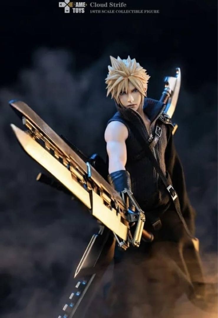 GAMETOYS GT-006A クラウド FF7 AC フィギュア Gametoys studio - Final Fantasy 7 AC Cloud Strife GT-006A