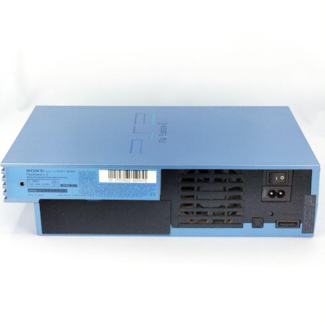 良品】PS2 SCPH-39000 AQUA アクア メタリックブルー ソニー - メルカリ