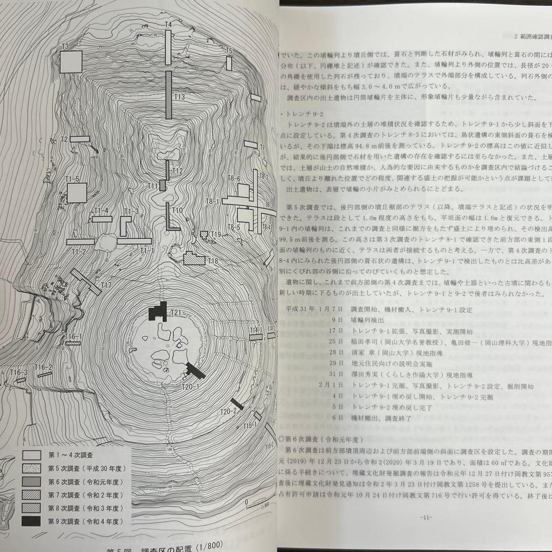 文化財調査報告書 金蔵山古墳 考古学 古墳時代 前方後円墳 円筒埴輪