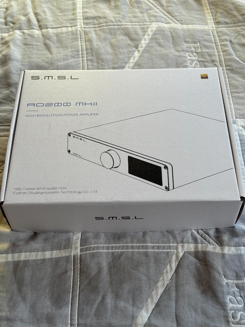S.M.S.L AO200 MKII パワーアンプ DAC 美品 付属品完備 SMSL AO200 MKII HIFIデジタルアンプMA 5332 MSチップ高出力ステレオ