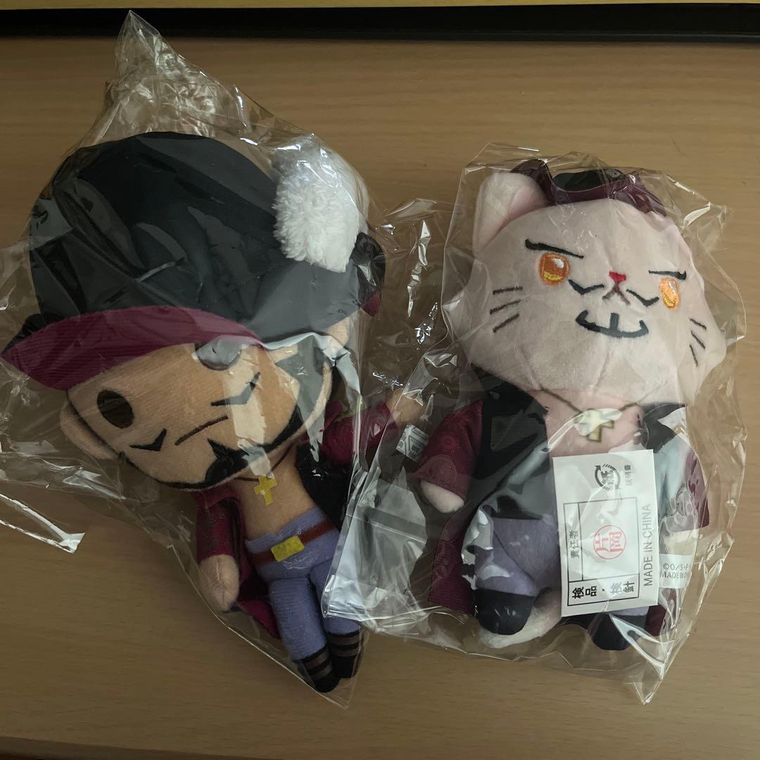 ワンピース ぷちふわぬいぐるみ＆アイマスク付きぬいぐるみキーホルダー　ミホーク ONE PIECE withCATアイマスク付きぬいぐるみキーホルダー／コラソン
