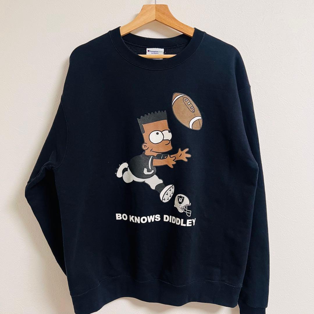 Champion The Simpsons× Bo Jackson スエットL Champion The Simpsons× Bo Jackson スエットL - メルカリ