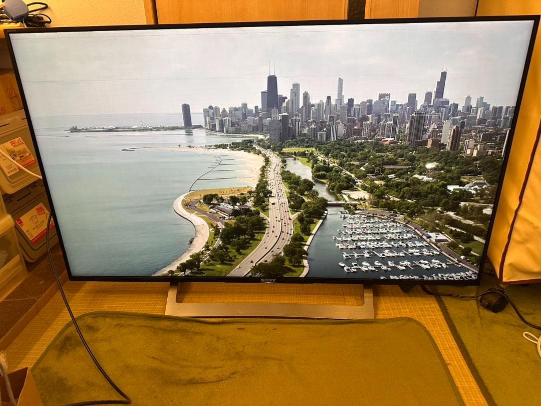 スマートテレビ 4K対応！SONY ソニー KJ-49X8300D 少々訳が美品