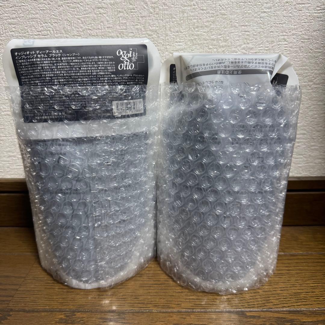 【oggiotto】オッジィオットDrsインプレッシブセラムブラックレフィル2個 オッジィオット Drs インプレッシブ セラム ブラック シャンプー 詰