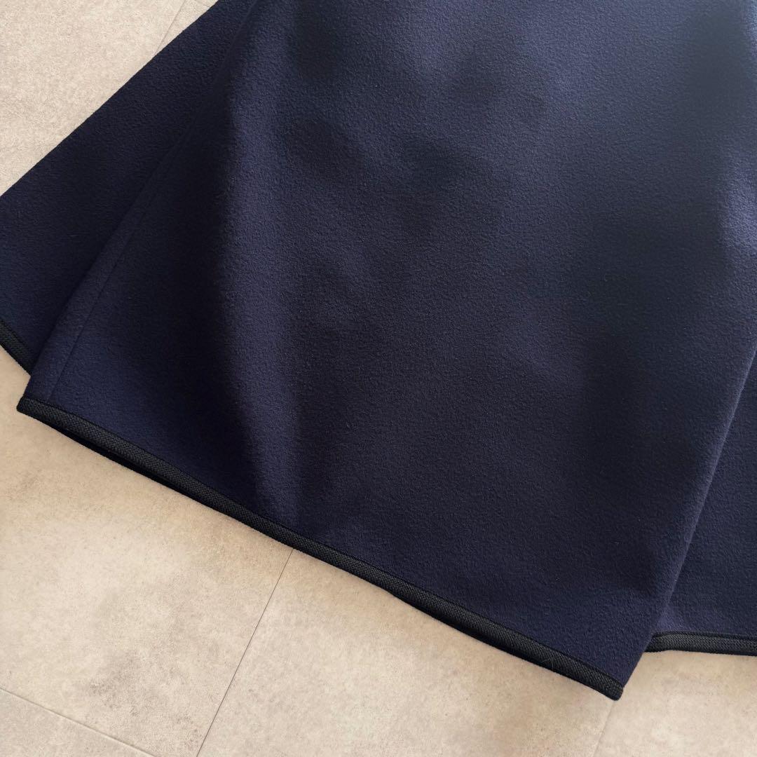 バーバリーズ コート ダブルフェイス ノバチェック カシミヤ混 7 紺 金