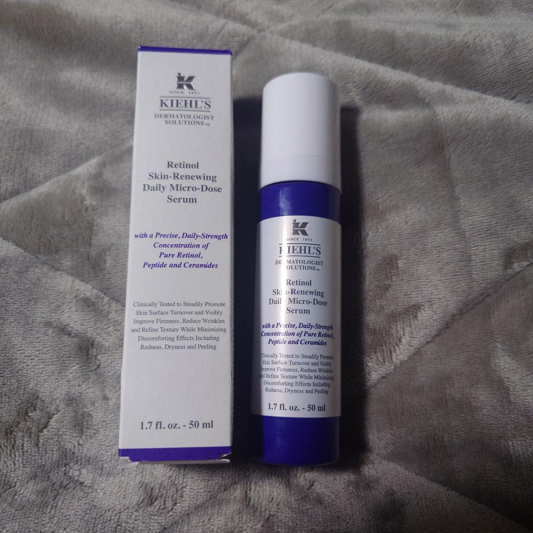 KIEHL'S DS RTN リニューイング セラム 50ml （未使用）4本 試してみた】DS RTN リニューイング セラム Kiehl'sの効果・肌質別の
