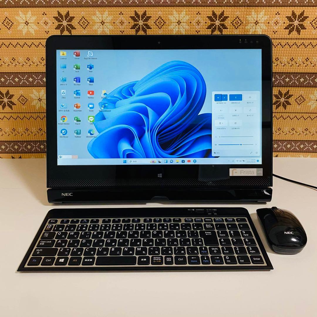 Y814 NECデスクトップSSD高速タッチパネルWindows11オフィス付き Windows11オフィス付き高速起動SSD NEC VersaproノートPC｜Yahoo