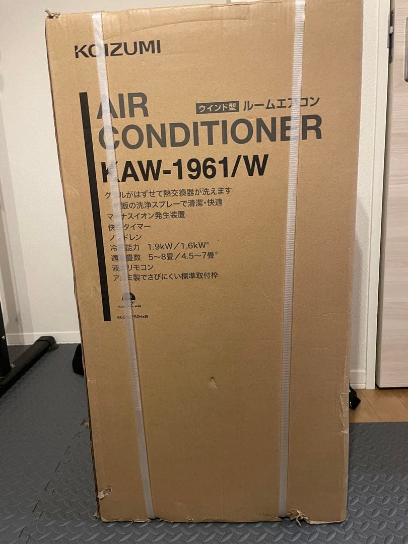 コイズミ KAW-1961/W 窓用エアコン ホワイト2016年製 Amazon | コイズミ 窓用エアコン ホワイト KAW-1672/W | コイズミ