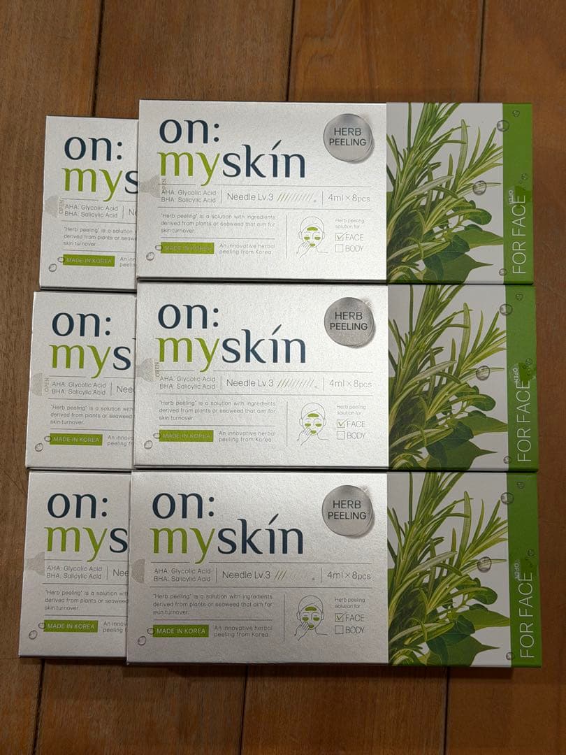 on: myskin ハーブピーリング 6個セット on__myskin 様の企画に当選しました🫶✨✨ . . 韓国の研究機関と厚生