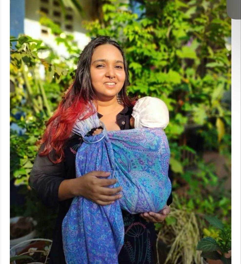almitratattva リングスリング　made in India Almitra Tattva Ring Sling Cashmere Collection Kalindi
