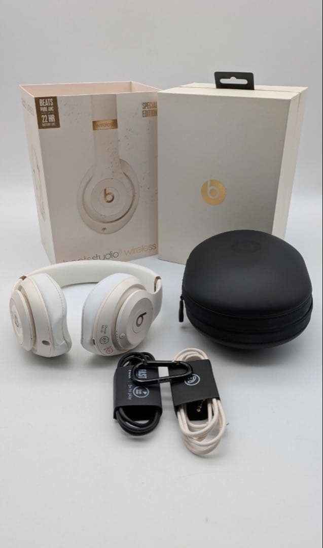 Beats Studio3 Wireless ホワイト/ゴールド Beats by Dr. Dre 【中古】Beats Studio3 Wireless ホワイト 【BT