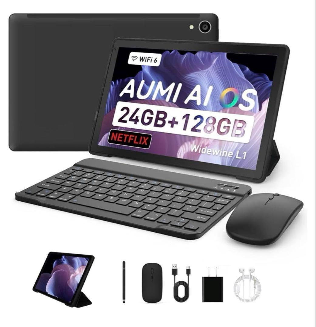 12733 タブレット 10インチ wi-fiモデル AUMI AI OS タブレット 10インチ wi-fiモデル 【14GB+128GB+1TB-TF拡張】 独自開発