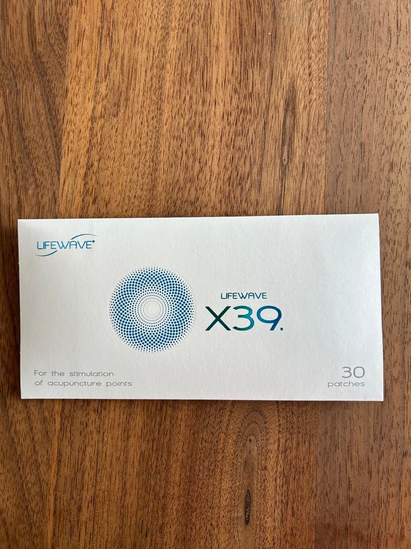 正規品　LIFE WAVE X39 パッチ　30枚 エックスサーティナイン ライフウェーブ X39 パッチシール 30枚 説明書