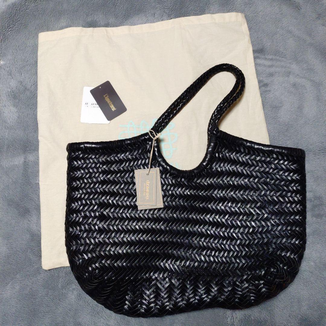 アパルトモン【DRAGON】Nautueket Basket BIG ブラック DRAGON DIFFUSION NANTUCKET BASKET BIG - Tote bag - black - Zalando