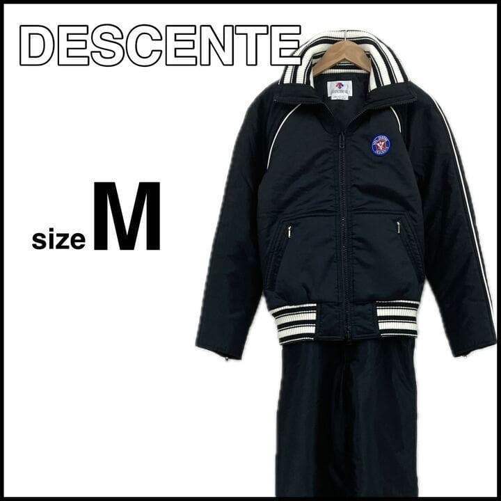 DESCENTE　デサント　スキーウエア　上下セット　レディース　ブラック　M デサント（DESCENTE）（メンズ、レディース）スキーウエア INSULATED