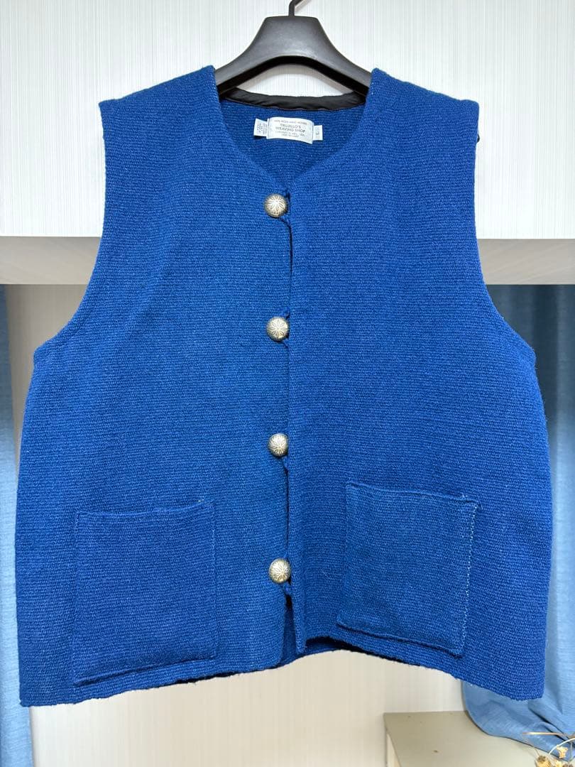 Trujillo's Weaving Shop ウールベスト サイズL 楽天市場】トルフィリオス TRUJILLO'S ROUND 4-BUTTON SOLID VEST 4つ