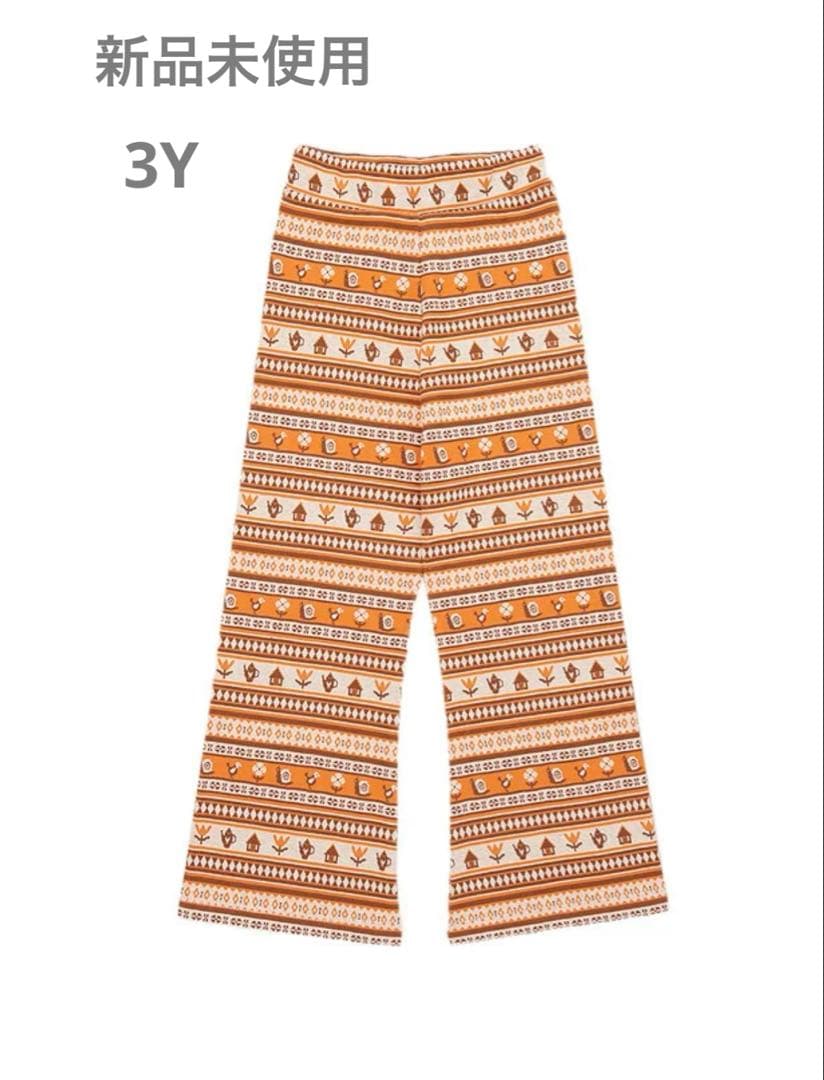 ボトムス・スパッツ Misha and Puff Izzy Pant Dacha Stripe 3Y Misha & Puff Izzy Pant in Chilli Spice Fauna