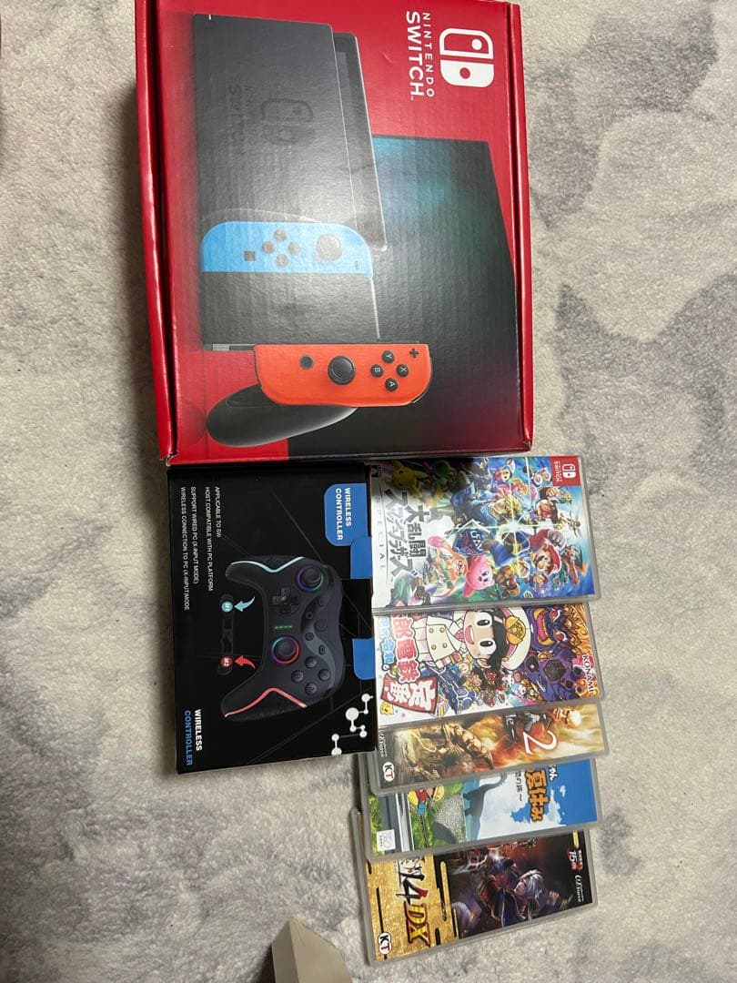お得セットNintendoSwitch本体プラスカセット5本付き➕コントローラー select34_4902370535709