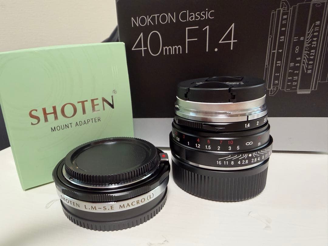 ヅ*ー様 NOKTON Classic 40mm F1.4 II SC VM＋S VoightLander 131521 NOKTON Classic 40mm F1.4 S.C. Single Layer