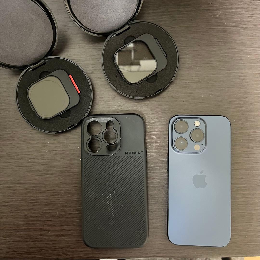 iPhone 15 Pro（ブルー）＋ Momentケース & フィルターセット Amazon.co.jp: Moment iPhoneケース 15シリーズ - MagSafe対応