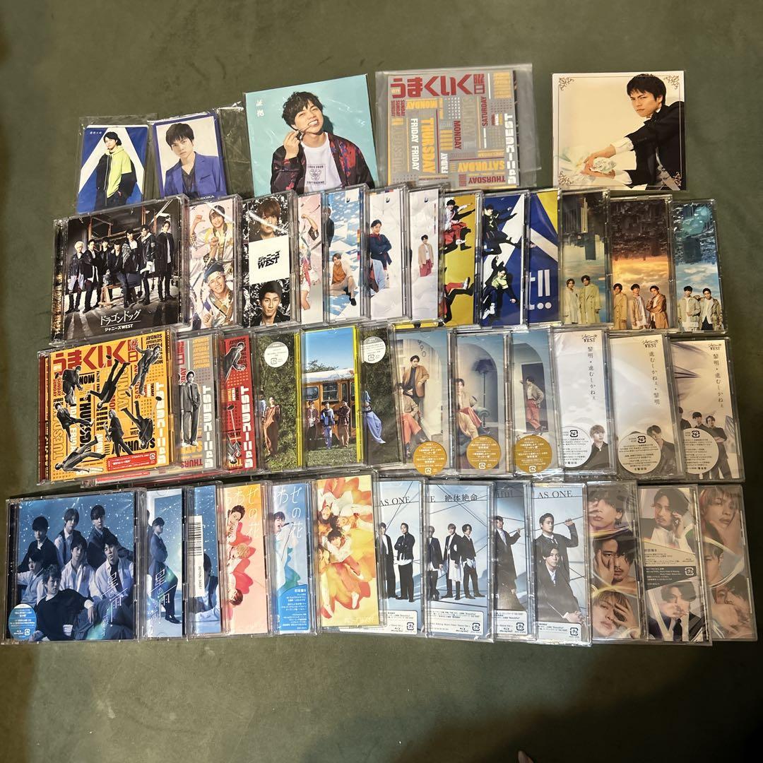 WEST. ジャニーズWEST CDシングル 特典付き 38点まとめ 値下げ中】WEST. ジャニーズWEST CD シングル アルバム まとめ売り
