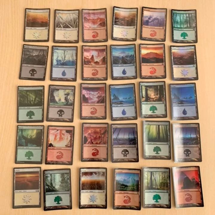 MTG John Avon 製品版英語FOIL 基本土地 基本地形 コンプリート