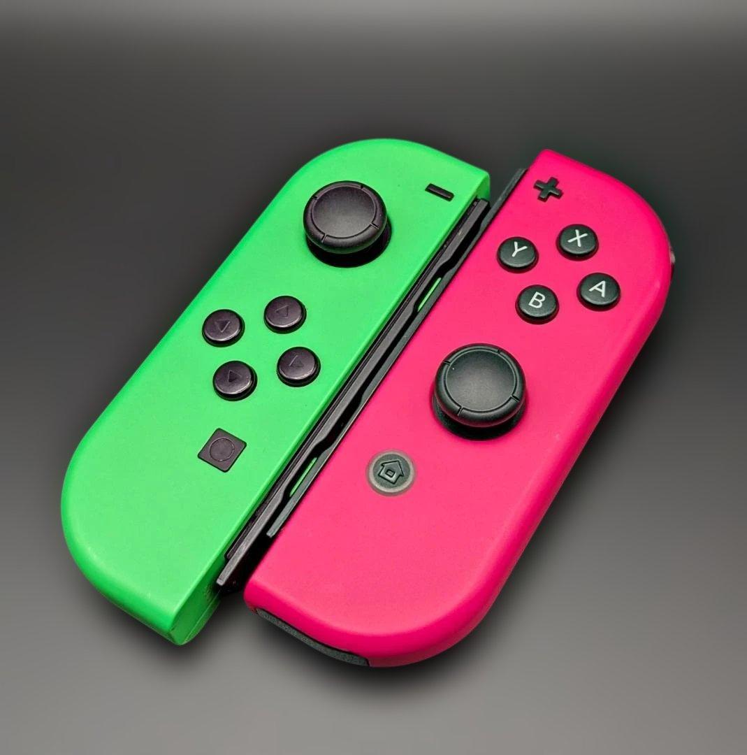 Nintendo Switch ジョイコン LR ネオングリーン/ピンク 動作品 - メルカリ