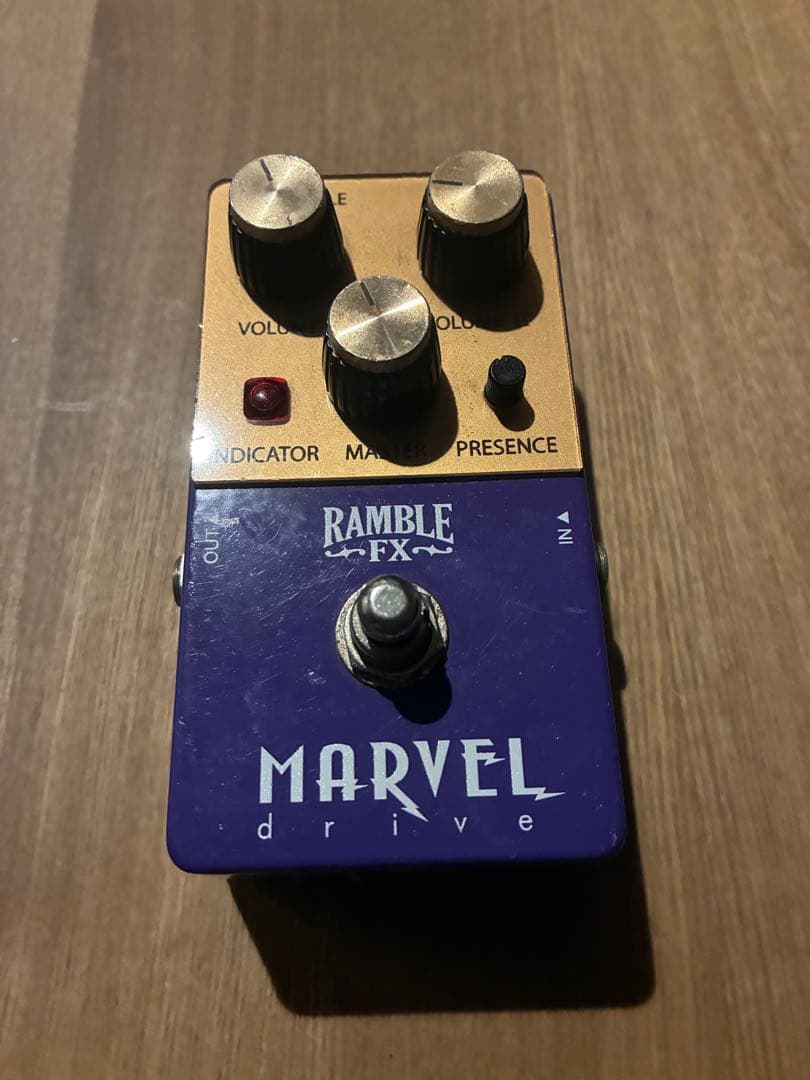 ギター Ramble FX MARVEL drive ファズ・オーバードライブ】モントルーよりハンドメイドペダルの新