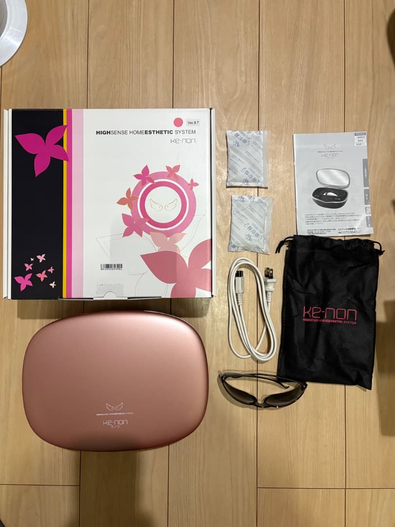 KE-NON 脱毛器 Ver.8.7 ケノン Ver.8.7 新品ストロングカートリッジ付き 脱毛器 kenon 本体の