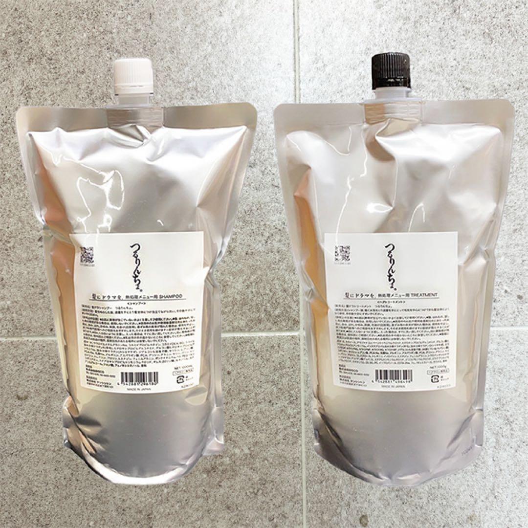 髪にドラマを。つるりんちょ シャンプー 1000ml トリートメント 1000g Amazon | 髪にドラマを つるりんちょ シャンプー 1000mL サロン専売品