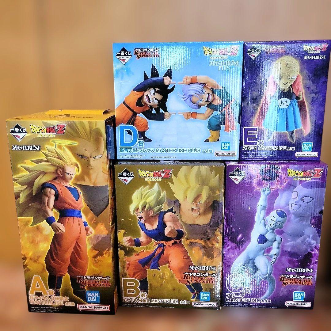 1番くじ ドラゴンボールZ MASTERLISE A.B.C.D.E賞 コンプ ドラゴンボール E賞 バビディ MASTERLISE フィギュア BATTLE OF THE