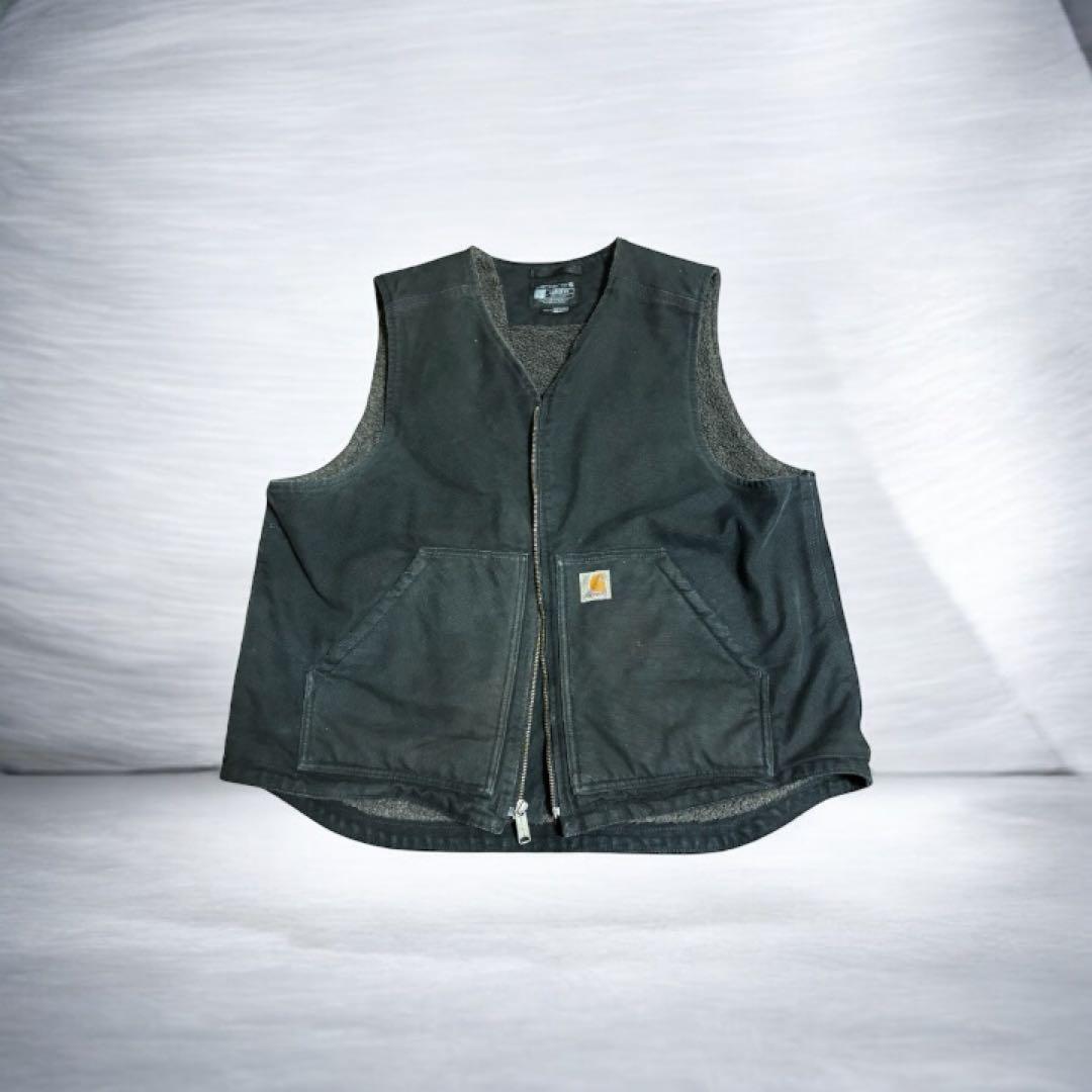 carhartt カーハート ダックベスト 80s 　　　即発送 中古・古着通販】CarHartt (カーハート) 80'Sダック地ボアベスト