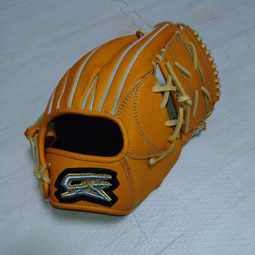 GSスポーツ硬式内野手用 GSグローブ 硬式グローブ 内野手 当て挟み改 オレンジ セカンド