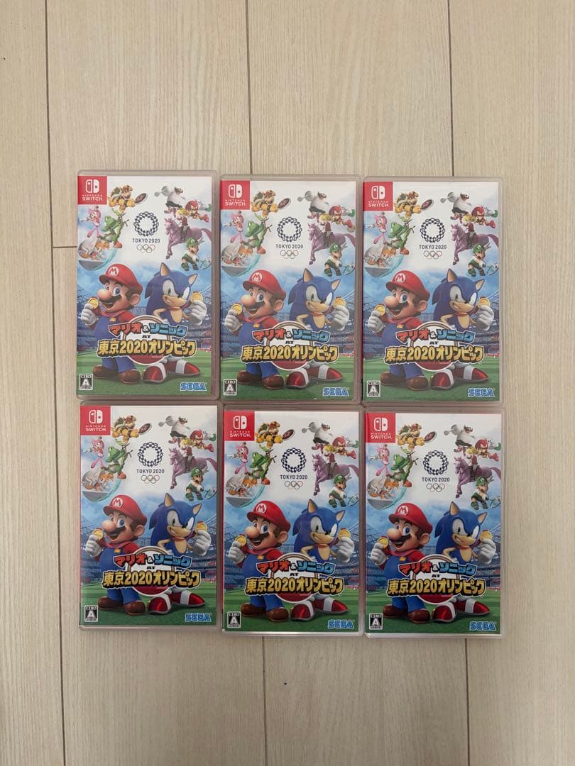【スイッチ】マリオ&ソニック AT 東京2020オリンピック　6本セット Amazon.co.jp: マリオ&ソニック AT 東京2020オリンピック(TM) - Switch