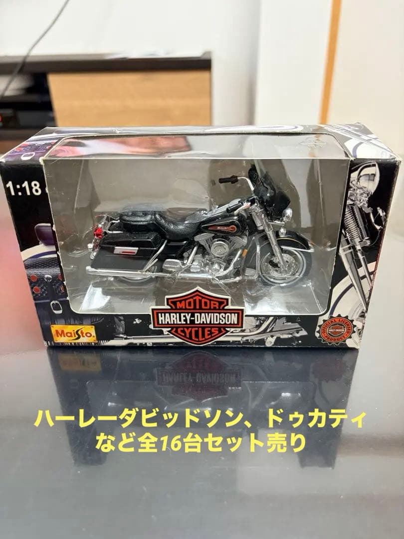 Harley-Davidson 1:18スケールバイクセット W2022445 ミニカー バイク 1:18スケール ハーレー ダビッドソン 2018/8