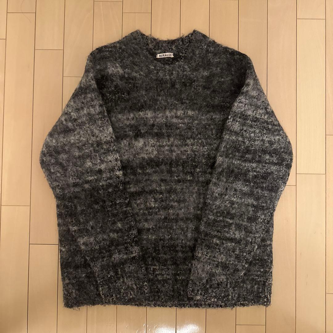 AURALEE WOOL ALPACA FELT KNIT 3 アルパカニット AURALEE オーラリー WOOL ALPACA FELT KNIT ウールアルパカフェルト