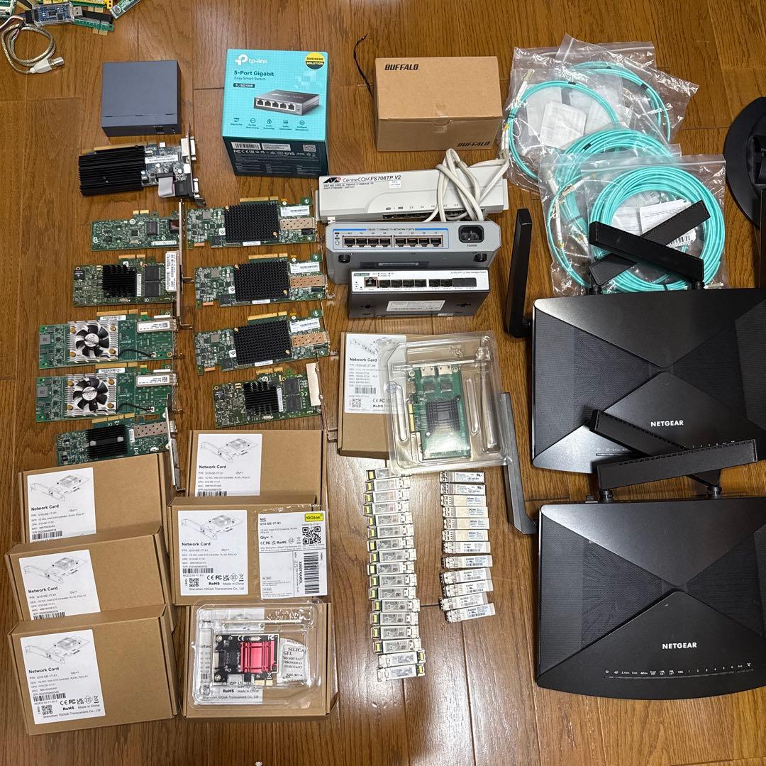 【ネットワーク】10GbE NIC/SFP+/光モジュール/スイッチ/ルーター 中華10GbEスイッチNetcore GS6を運用して1ヶ月たったレビュー