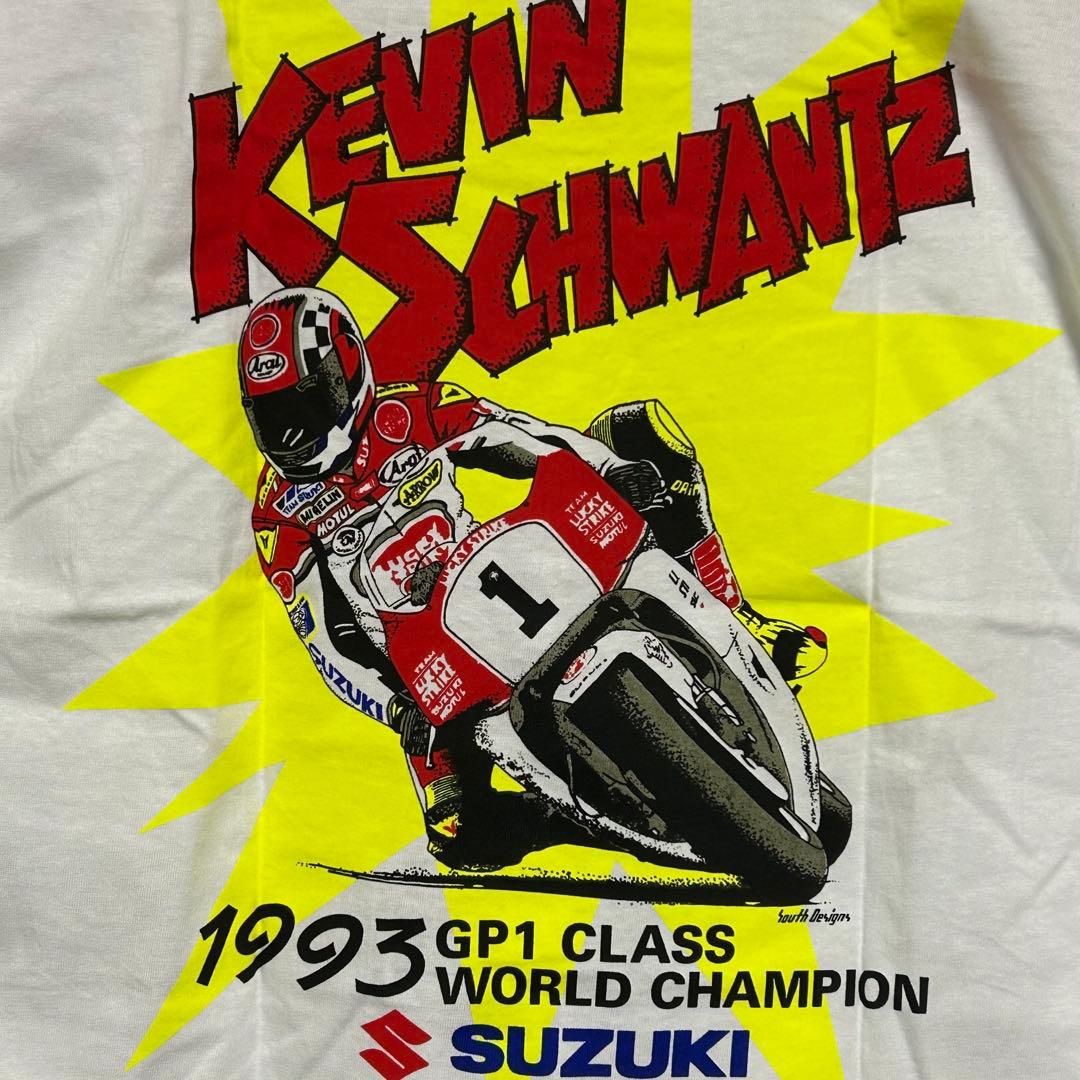 Kevin Schwantz ケビン・シュワンツ プリントTシャツ 93年GP1 - メルカリ