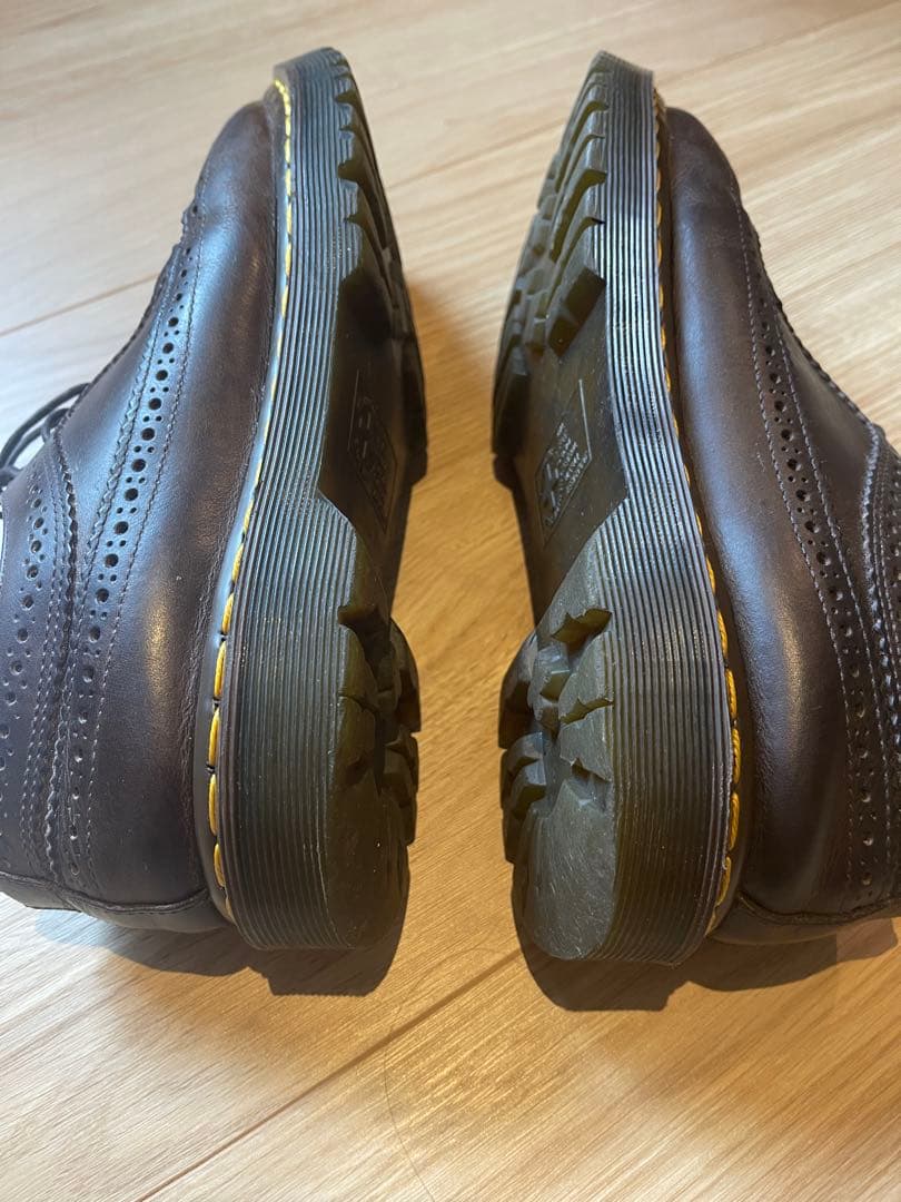 Dr.Martens wing tip brown vintage - メルカリ