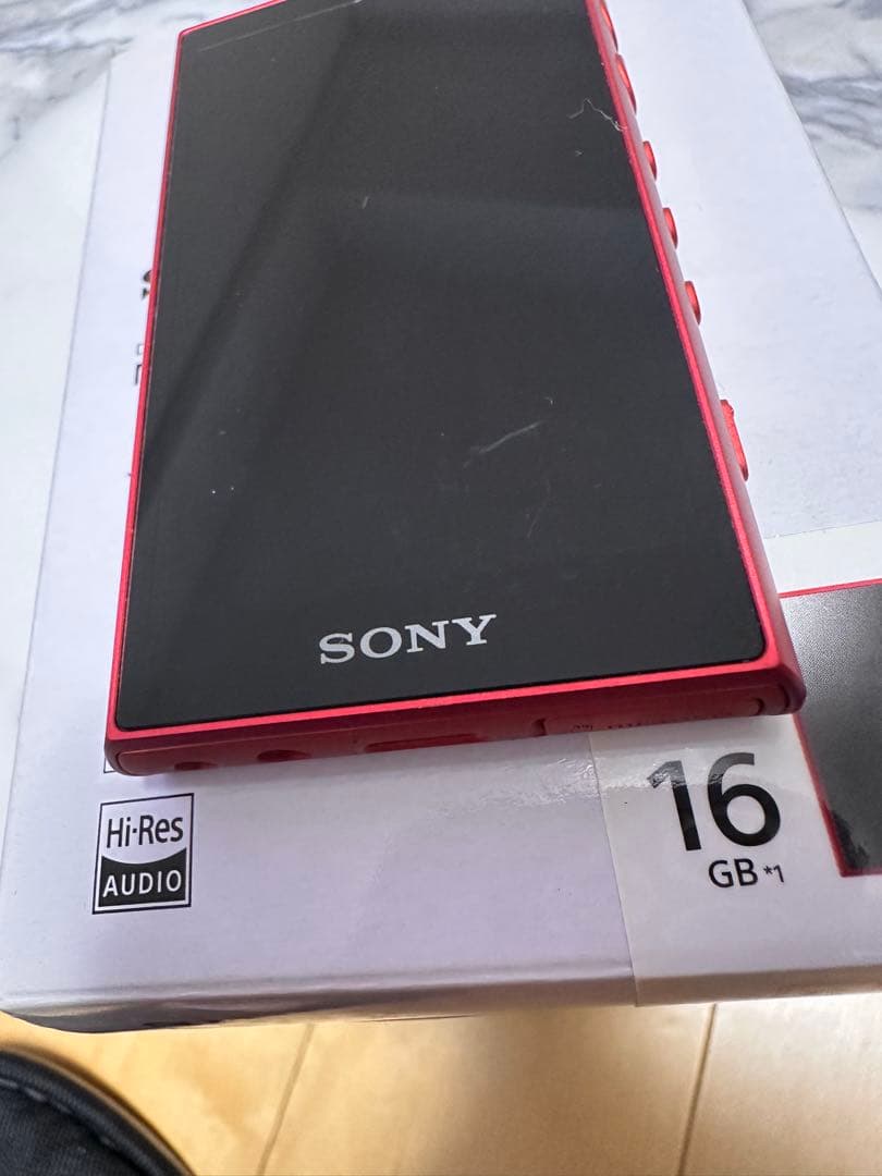 SONY NW-A105 レッド 16GB デジタルオーディオプレーヤー - メルカリ