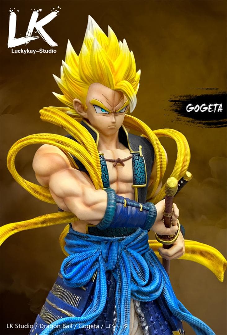 ドラゴンボール ゴジータブルー ガレージキット フィギュア 塗装済み