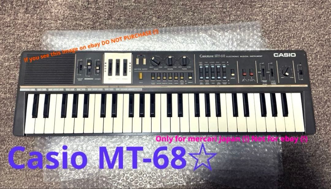 B*r様 Casio MT-68 (=MT-65)☆ビンテージシンセ☆1984年 nIvyyHL89IeYsxZOAlzMv0JwFucNNi